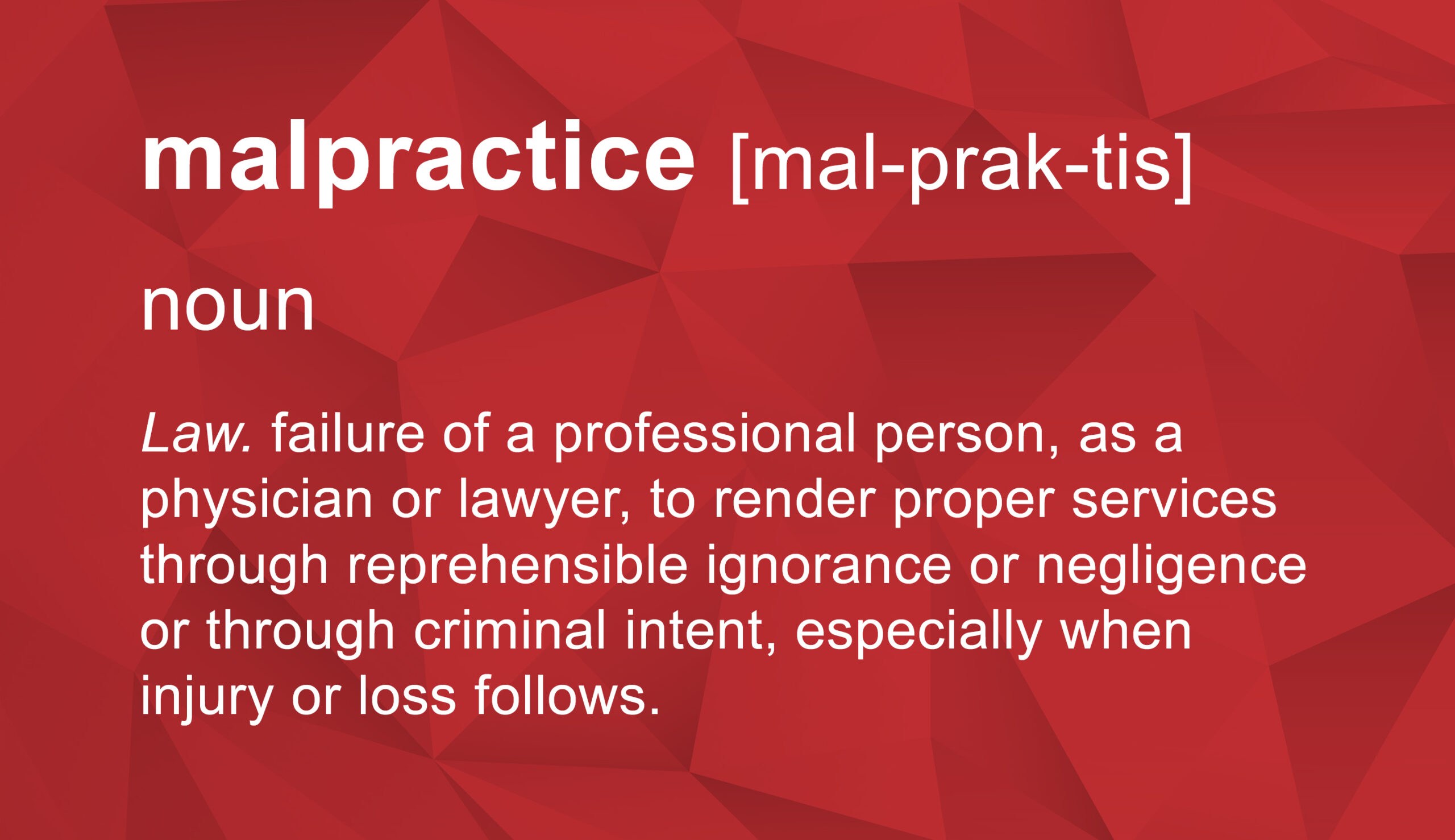 avoiding malpractice
