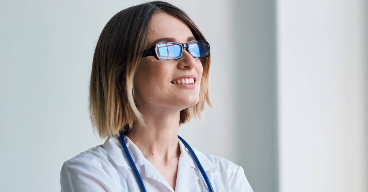 portrait of female healthcare provider